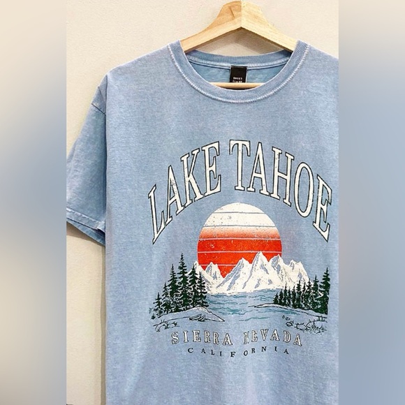 Tops - Blue Lake Tahoe Graphic T-Shirt